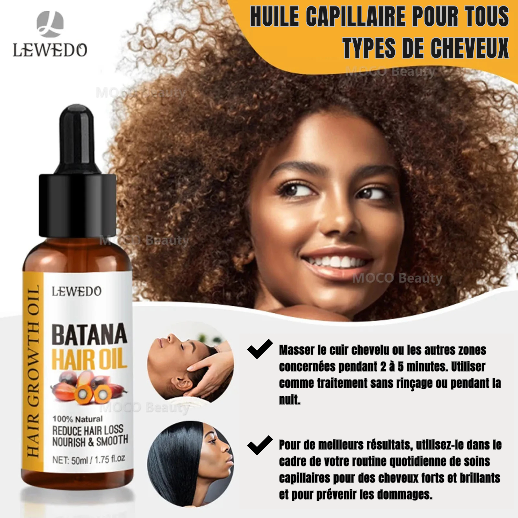 Boumpouaka™ - Huile de Croissance des Cheveux pour Hommes et Femmes, Alopécie, Anti-Chute de Cheveux, Traitement de la Calvitie